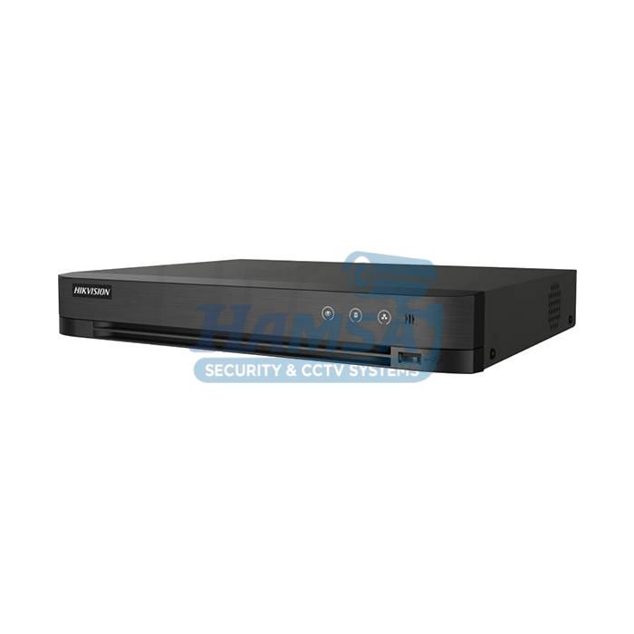11-12 DVR شانزده کانال هایکویژن iDS-7216HQHI-M1/S – ضبطکننده هوشمند AcuSense با تشخیص انسان و خودرو و خروجی 4K - تصویر 1