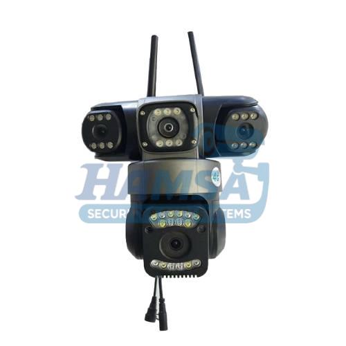 5 (1) دوربین مداربسته سیمکارتی SZ3 سه لنز 15 مگاپیکسل با دید در شب رنگی و قابلیت تشخیص حرکت - تصویر 1