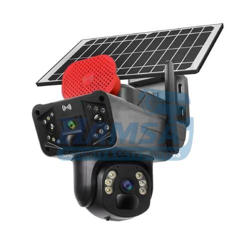 61 دوربین سولار سیمکارتی O-Kam TP33 با کیفیت 4K و لنز PTZ دوگانه – پشتیبانی 4G - تصویر 1