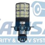 دوربین سیمکارتی سولار پرژکتوری LD002 | سه لنز، 4G، چرخش PTZ و دید در شب فول‌کالر