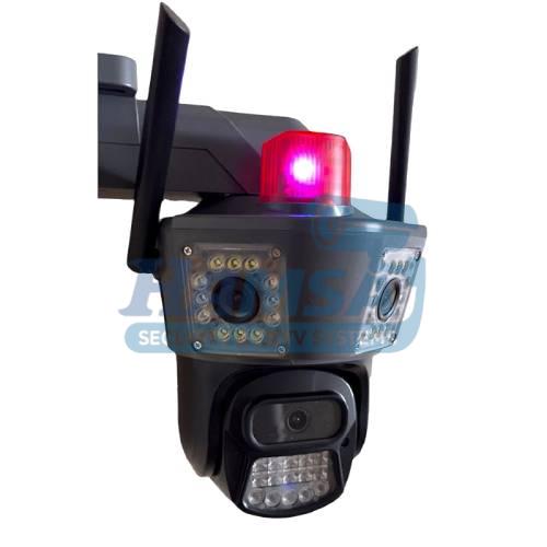 A (1) دوربین مینی اسپیددام سیمکارتی Okam Pro S3 سه لنز 15 مگاپیکسل - تصویر 1