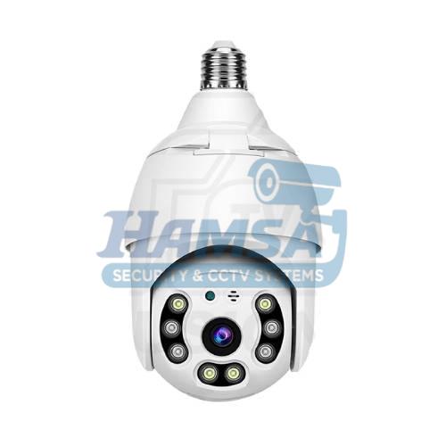 J دوربین لامپی سیمکارتی V380 Q8 نظارت 360 درجه بدون نیاز به وایفای - تصویر 1