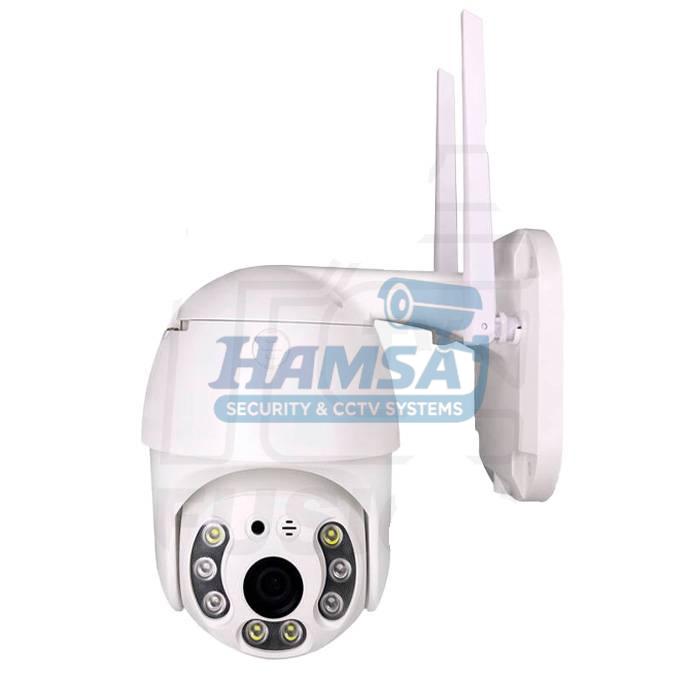 M1 دوربین مداربسته سیمکارتی V380 PRO C6S2X-L | مینی اسپید دام ۲ مگاپیکسل دید در شب رنگی - تصویر 1