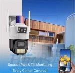 دوربین مداربسته اسپید دام دولنز سیم کارتیPTZ_8MP 4G - تصویر 2